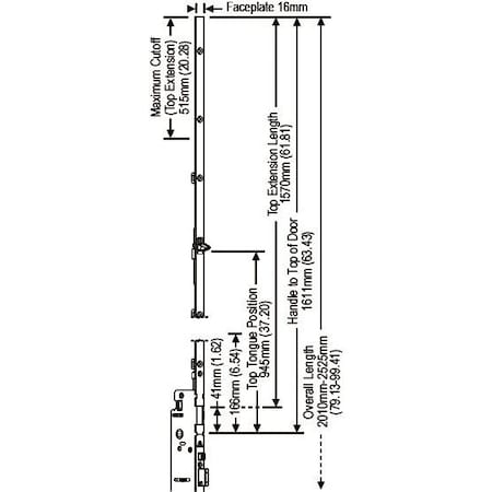 Strybuc Manual Top Tongue Ext 850-8778559